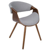 La Volna Reception Chair Walnut Frame