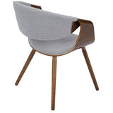 La Volna Reception Chair Walnut Frame
