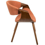 La Volna Reception Chair Walnut Frame