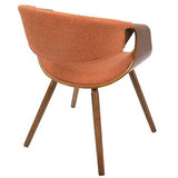 La Volna Reception Chair Walnut Frame