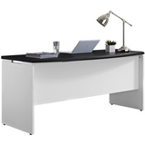 Ameriwood Altra Pursuit Executive Desk, White/Gray Item # 851129