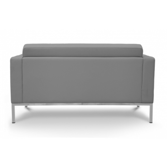 Chiarezza Luxe Love Seat, Bonded Leather