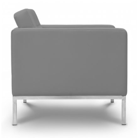Chiarezza Luxe Love Seat, Bonded Leather