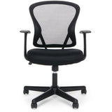 Sharpline Mesh Mid-Back Chair, Black