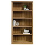 Realspace Outlet Premium 70"H 5-Shelf Bookcase, Golden Oak