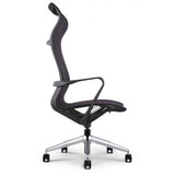 Fina High Profile Executive Mesh Chair, Black