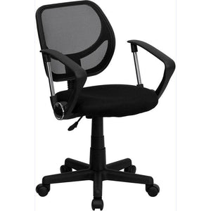 Low Back Mesh Swivel Task Office Chair with Arms