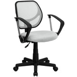 Low Back Mesh Swivel Task Office Chair with Arms