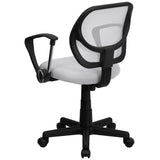 Low Back Mesh Swivel Task Office Chair with Arms