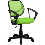 Low Back Mesh Swivel Task Office Chair with Arms