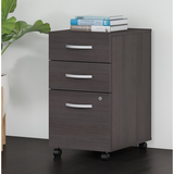 (Scratch & Dent) Bush Business Furniture Studio C 3 Drawer Mobile File Cabinet, Storm Gray
