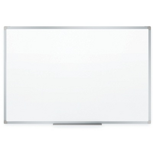 Quartet Melamine Dry-Erase Board, 48" x 72", Expanded Marker Tray, Aluminum Frame Item # 468585