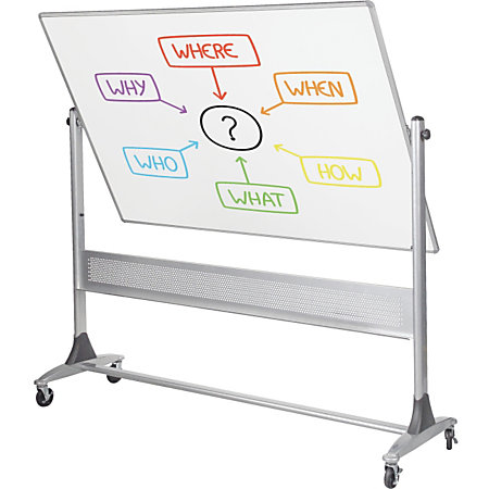 Best-Rite Outlet Magnetic Reversible Dry-Erase Board, Porcelain, 48