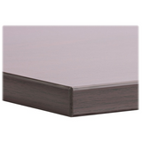 Lorell Quadro Sit-To-Stand Laminate Table Top, 72"W x 24"D, Mahogany