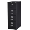 Used 15" Wide 4 Drawer vertical File, Black