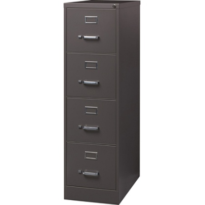 Lorell Fortress Series 26.5'' Letter-size Vertical Files