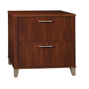 Bush Furniture Somerset Lateral File Cabinet, Hansen Cherry
