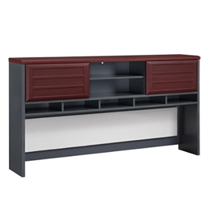 (Scratch & Dent) Ameriwood Altra Pursuit Hutch, Cherry/Gray