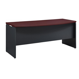 Ameriwood Altra Pursuit Executive Desk, Cherry/Gray