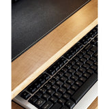 Realspace Outlet Magellan L-Shaped Desk, Honey Maple