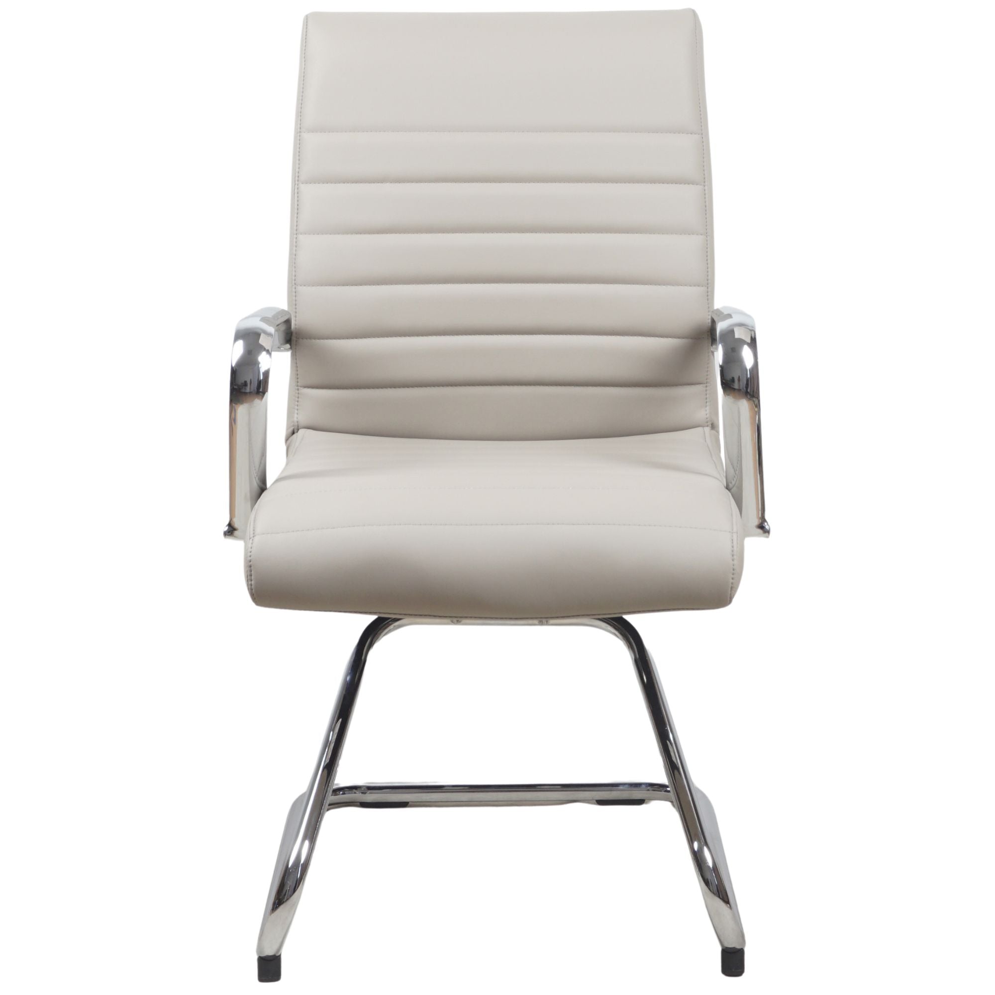 RealBiz Gen3 Modern Comfort Series Visitor LeatherPro Chair, Taupe