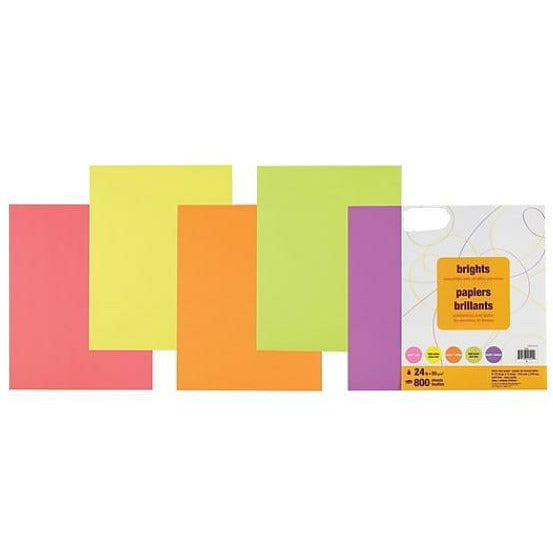 Brights Multipurpose Paper, 24 lbs, 8.5