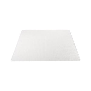 Universal 60" x 46" Clear Cleated Low Pile Carpet Office Chair Mat