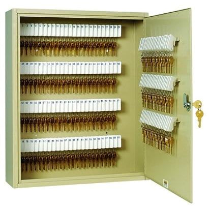SteelMaster 200-Key Tag-Style Steel Key Cabinet, 20 1/8