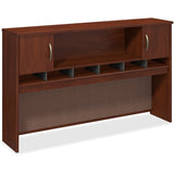 (Scratch & Dent) Bush Business Furniture Outlet Components 2 Door Hutch, 72"W, Hansen Cherry/Graphite Gray
