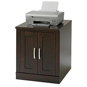 Sauder Outlet Office Port Library Base, Dark Alder