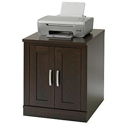 Sauder Outlet Office Port Library Base, Dark Alder