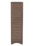 Realspace Outlet Pelingo 22"D 4-Drawer Letter/Legal Vertical File Cabinet, Gray