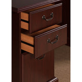 kathy ireland Outlet Office by Bush Business Furniture Bennington L Shaped Desk, Harvest Cherry