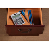 (Scratch & Dent) kathy ireland Outlet Office by Bush Business Furniture Bennington L Shaped Desk, Harvest Cherry