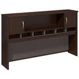 Bush Business Furniture Components 2-Door Hutch, 72"W, Mocha Cherry