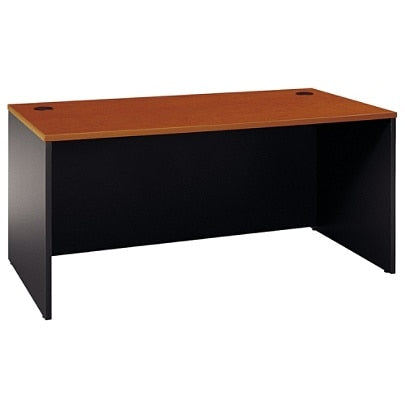 (Scratch & Dent) Bush Business Furniture Components Outlet  Office Desk , Auburn Maple/Graphite Gray