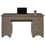 (Scratch & Dent) Realspace Outlet Pelingo 60"W Computer Desk, Gray