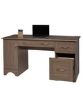 (Scratch & Dent) Realspace Outlet Pelingo 60"W Computer Desk, Gray