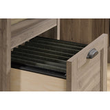 Sauder Barrister Lane Executive Desk, Salt Oak