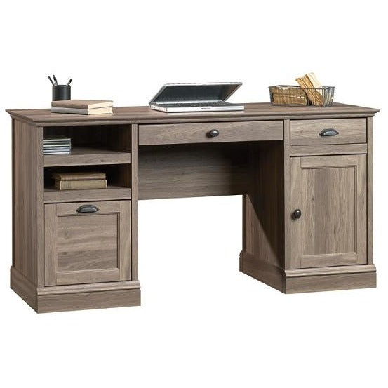 Sauder Barrister Lane Executive Desk, Salt Oak