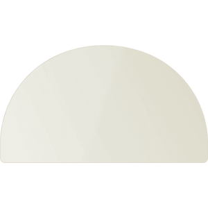 WorkPro Outlet Flex Collection Half Round Table TOP, Gray