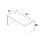 (Scratch & Dent) Bush Business Furniture Components Office Desk 66"W x 30"D, Mocha Cherry
