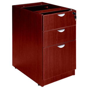 Boss Laminate Deluxe Pedestal, Mahogany