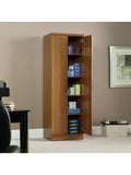 (Scratch and Dent) Sauder Outlet HomePlus Narrow Storage Cabinet, Sienna Oak