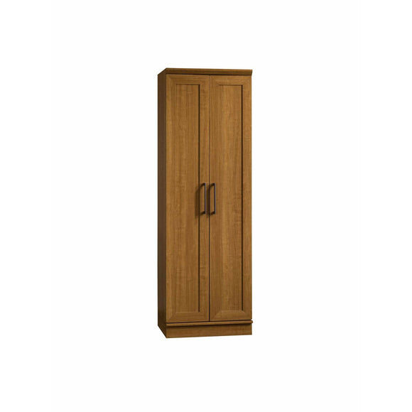 (Scratch and Dent) Sauder Outlet HomePlus Narrow Storage Cabinet, Sienna Oak