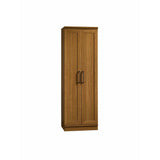 (Scratch and Dent) Sauder Outlet HomePlus Narrow Storage Cabinet, Sienna Oak