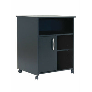 (Scratch and Dent) South Shore Axess Printer Cart, Pure Black