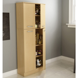 (Scratch & Dent) South Shore Axess Storage Pantry, Natural Maple