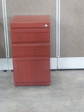 Pre-Owned Wooden Box/Box/File Pedestal, Brown