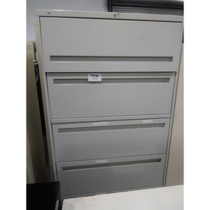 Pre-Owned Hon 36" Wide 5 Drawer Lateral File, Putty